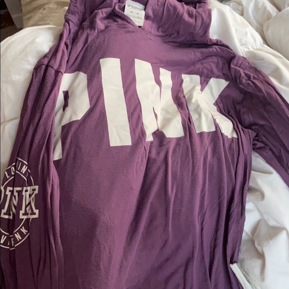 Pink hoodie
